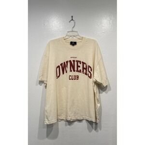 Represent Owners Club T Shirt Mens Size XL Short Sleeve 100% Cotton